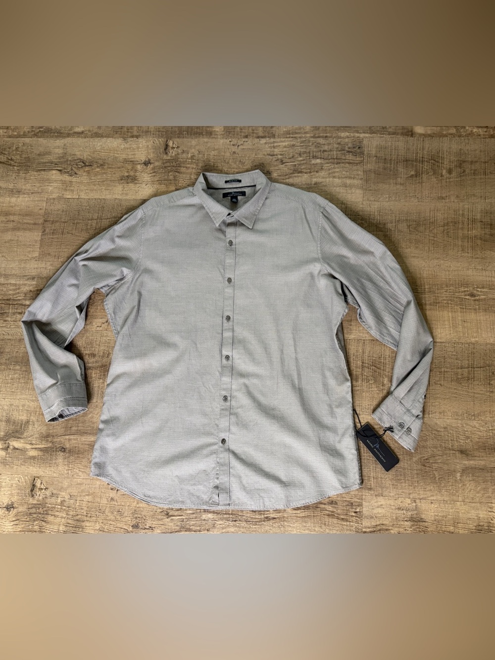 Marc Anthony Slim Fit  Button Front Long Sleeve Dress Shirt - Size XXL  - NEW
